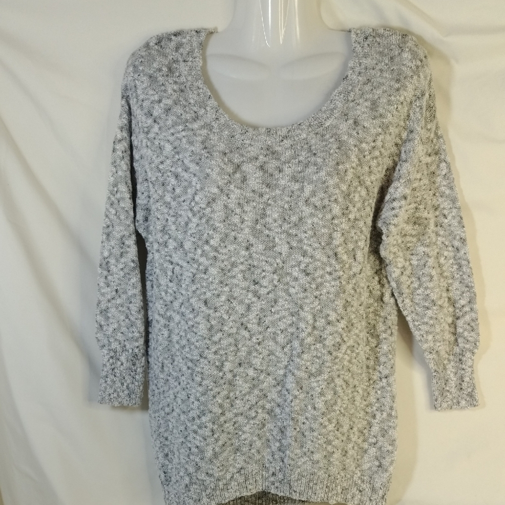 Cozy Heather Gray Scoop Neck Sweater